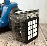 Контейнерний пилосос Henschll XN-1989 3000 Вт без мішка для збирання пилу Циклонний пилосос 4 л Синій, фото 6