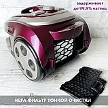 Пилосос контейнерний Henschll XN19-87, колбовий, 4L - 3000W Чорний, фото 3