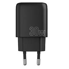 Мережевий зарядний пристрій МЗП Proove Silicone Power Plus МЗП 30W (Type-C + USB) (black), фото 3