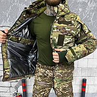 Мужская зимняя куртка с подкладкой omni-heat и силиконовым утеплителем / Верхняя одежда "7.62 tactical"