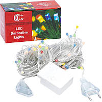 Гірлянда електрична NEW 100 (80L) 9M 6 кольорів LED D-7