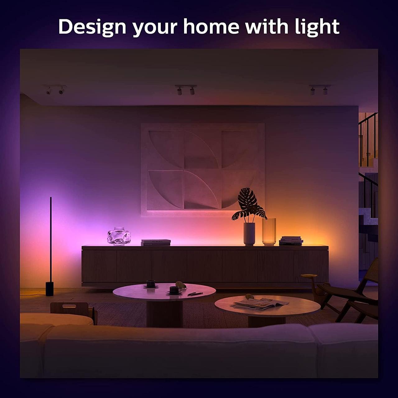 Philips Hue Лента светодиодная умная Gradient, 0.5W(20Вт), 2000K-6500K, RGB, Gradient, ZigBee, Bluetooth, - фото 4 - id-p2035852970