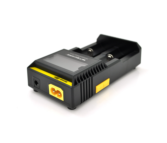 Зарядное устройство универсальное Nitecore Digicharger D2, 2 канала, LCD дисплей, поддерживает Li-ion, Ni-MH