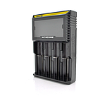 Зарядное устройство универсальное Nitecore Digicharger D4, 4 канала, LCD дисплей, поддерживает Li-ion, Ni-MH и Ni-Cd AA (R6), ААA, фото 3