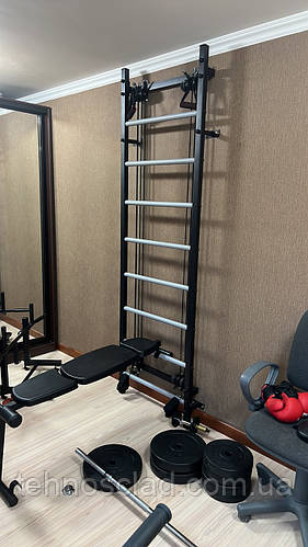 Шведская стенка с эспандерами турником для детей и взрослых напольная ...