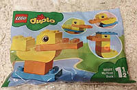 Іграшка дитяча конструктор Lego Duplo 30327 My first duck