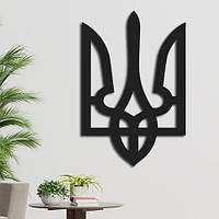ЧЕРТЕЖ! - Панно Герб Украины чертеж для лазера в DXF формате