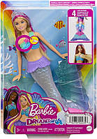 Кукла (примята коробка) Барби Русалочка с Световыми Эффектами Barbie Dreamtopia Light-Up Tail Mermaid Doll