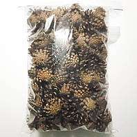 Шишки натуральні соснові 2см - 3,5см (200шт в упаковці)