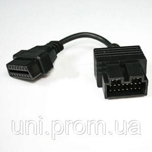 OBD 2 перехідник 16 ніг OBD2 - KIA 20 ніг