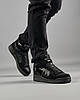 Зимові чоловічі кросівки Adidas Forum 84 High Winter Black Fur високі Адідас Форум з хутром чорні, фото 9