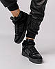Зимові чоловічі кросівки Adidas Forum 84 High Winter Black Fur високі Адідас Форум з хутром чорні, фото 10