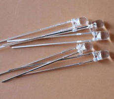 LED UV ультрафіолетовий світлодіод 3мм 5 штук