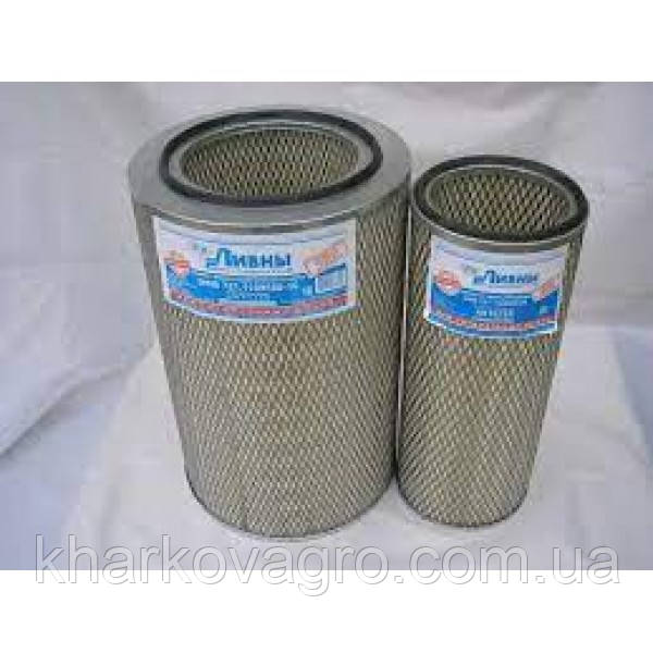 Фільтр повітряний КамАЗ - 6520 Євро-2, Вектор, Славутич ЕФВ 721.1109560-10,30 ЛААЗ (Лівни) комплект, фото 1