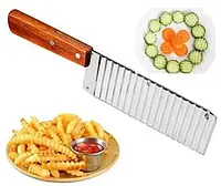 Нож для волнистой нарезки картофеля фри и овощей Frico FRU-018 для нарезки картофеля фри и овощей