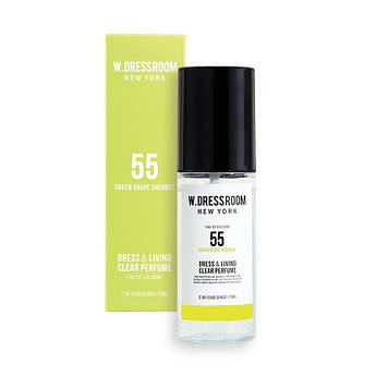 Парфумований спрей для одягу та дому W.Dressroom Dress & Living Clear No.55 Green Grape Sherbet 70 мл.