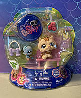 Littlest pet shop lps набір Hasbro -Spring Globe Tan Dog Chow 1983 Blue Canary Bird 1984 мяті упаковки