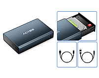 Зовнішня кишеня Acasis EC-7252 RAID Метал USB 3.0 для HDD 2.5"/2, фото 4