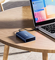 Зовнішня кишеня Acasis EC-7252 RAID Метал USB 3.0 для HDD 2.5"/2, фото 5