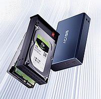 Зовнішня кишеня Acasis EC-7252 RAID Метал USB 3.0 для HDD 2.5"/2, фото 8