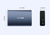 Зовнішня кишеня Acasis EC-7252 RAID Метал USB 3.0 для HDD 2.5"/2, фото 11