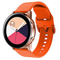 Ремешок BeWatch New 20 мм для Samsung Galaxy Watch 42 мм/Galaxy watch Active/active 2 40 mm Оранжевый