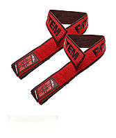 Кистевые ремни Power System PS-3401 Lifting Straps Duplex Черно-красный