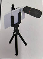 Компактный монокуляр с держателем для телефона Mobile Phone Telescope