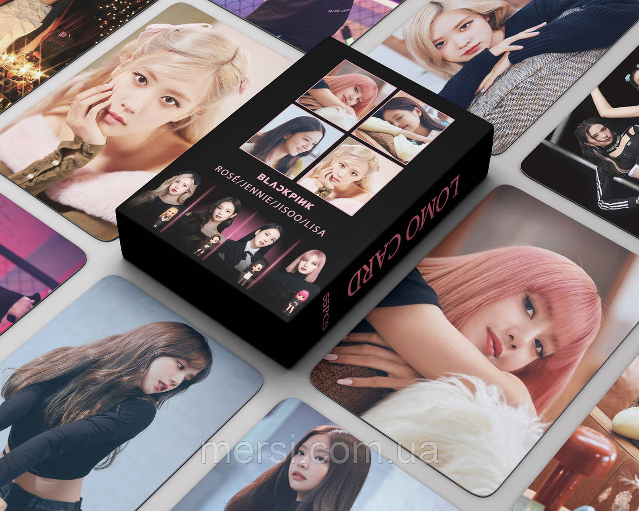 Карточки blackpink K-POP lomo кейпоп карти к поп блек пінк блэкпінк - Blackpink - 55 шт