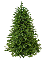 Искусственная елка Оскар зеленая 240 см, 100% литые ветки на металлических крабах