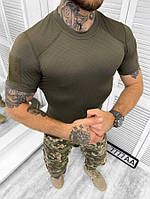 Футболка пароотводящая odin, армейская футболка олива, потоотводящая футболка олива для военных