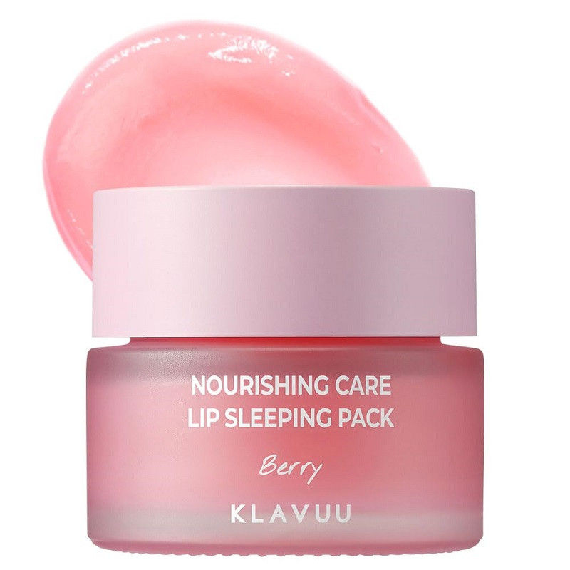 Нічна відновлююча маска для губ з ягідним ароматом Klavuu Nourishing Care Lip Sleeping Pack Berry 20 г