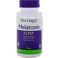 Мелатонин, Natrol, Melatonin, 1 мг, 90 таблеток (10847)