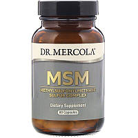 МСМ с органической серой MSM Sulfur Dr. Mercola комплекс 60 капсул