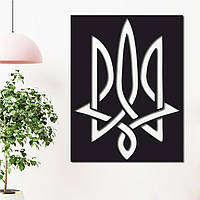 ЧЕРТЕЖ! - Герб Украины (Чертеж панно) для лазерного станка в DXF формате