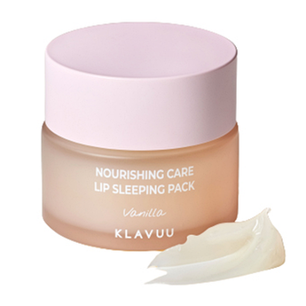 Нічна маска для губ безбарвна з ароматом Klavuu Nourishing Care Lip Sleeping Pack Vanilla 20 г