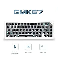 База основа Zuoya gmk67 gasket mount RGB soft беспроводная белая white