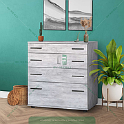 Якісний комод із висувними шухлядою та дверцятами О-2 для речей у вітальню та спальню