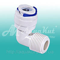 Угол НР-QC; 1/4"QC-3/8"НР; QC-4046.