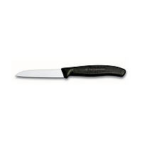 Кухонный нож Victorinox SwissClassic для чистки 80 мм Черный (6.7403)
