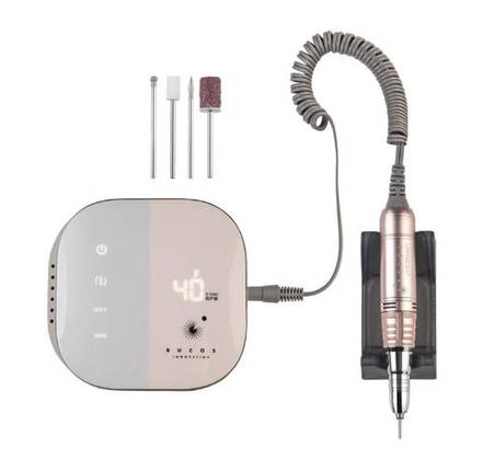 Фрезер BUCOS Nail Drill X1 Pro Blush Pink 65 Вт 40000 об. Рожевий, фото 1