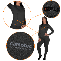 Жіноча термобілизна CamoTec Pani Polarheat QS Чорний, фото 6