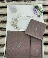 Набір рушників 35х70,70х140 коричневий Blumarine 17243