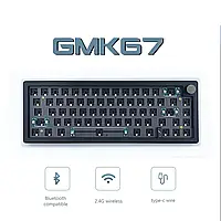 База основа Zuoya gmk67 gasket mount RGB soft беспроводная Bluetooth чорная Black