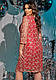 Жіноча вечірня сукня з вишивкою на сітці, фото 4