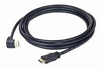 Кабель Cablexpert (CC-HDMI490-15) HDMI to HDMI V.1.4, вилка/угловая вилка 4,5 м черный