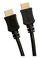 Кабель Tecro (LX 01-50) HDMI(M)-HDMI(M) v.1.4, 1.5м Black