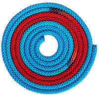 Скакалка для художественной гимнастики 3м 2-х PS C-1657 Голубо-красный