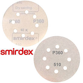 Абразивний диск P360 на липучці Velcro Smirdex 510 125мм