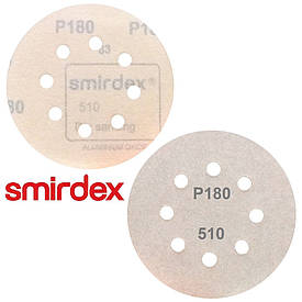 Абразивний диск P180 на липучці Velcro Smirdex 510 125мм